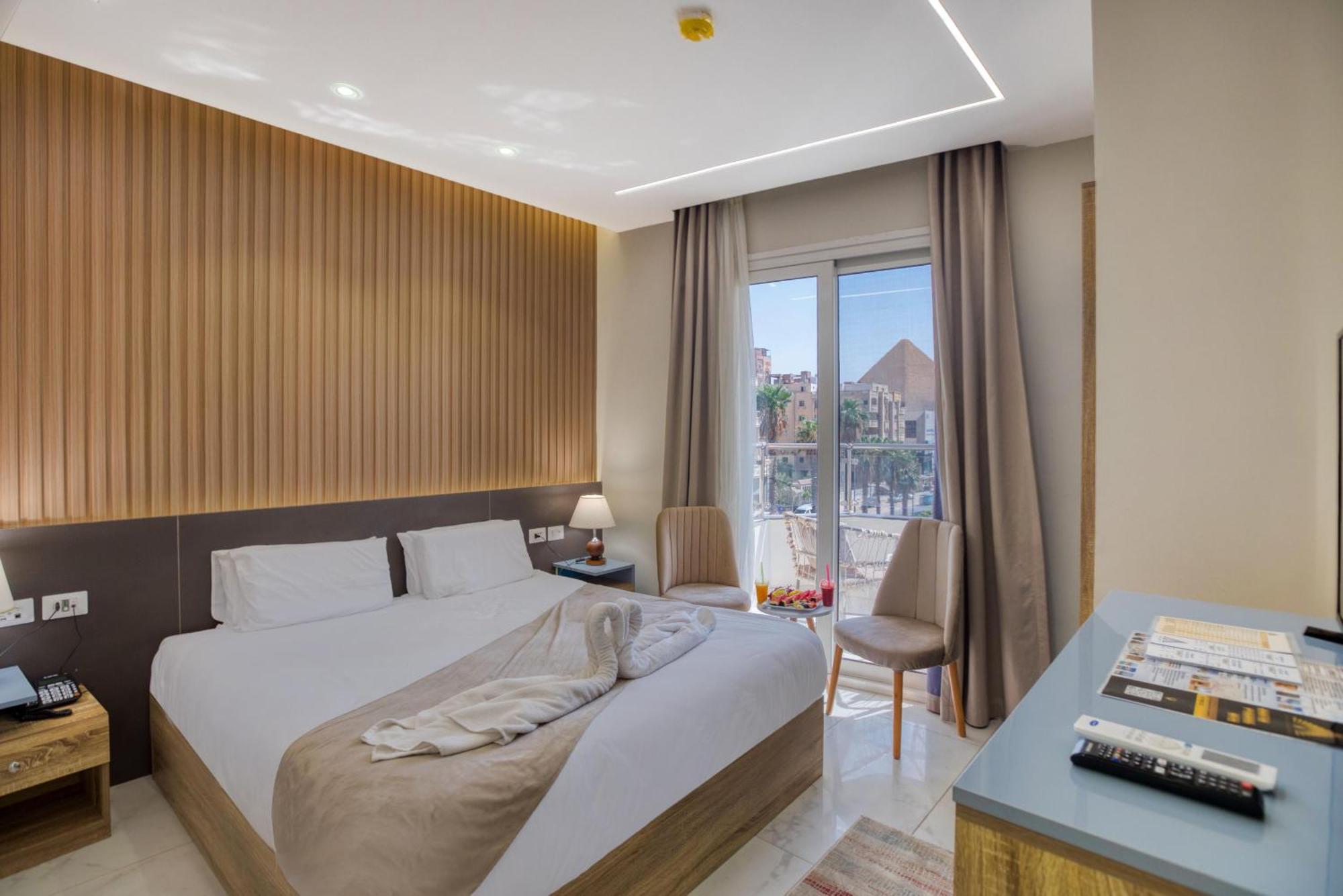 Khattab Pyramids View Hotel Kafret el-Gabal 외부 사진